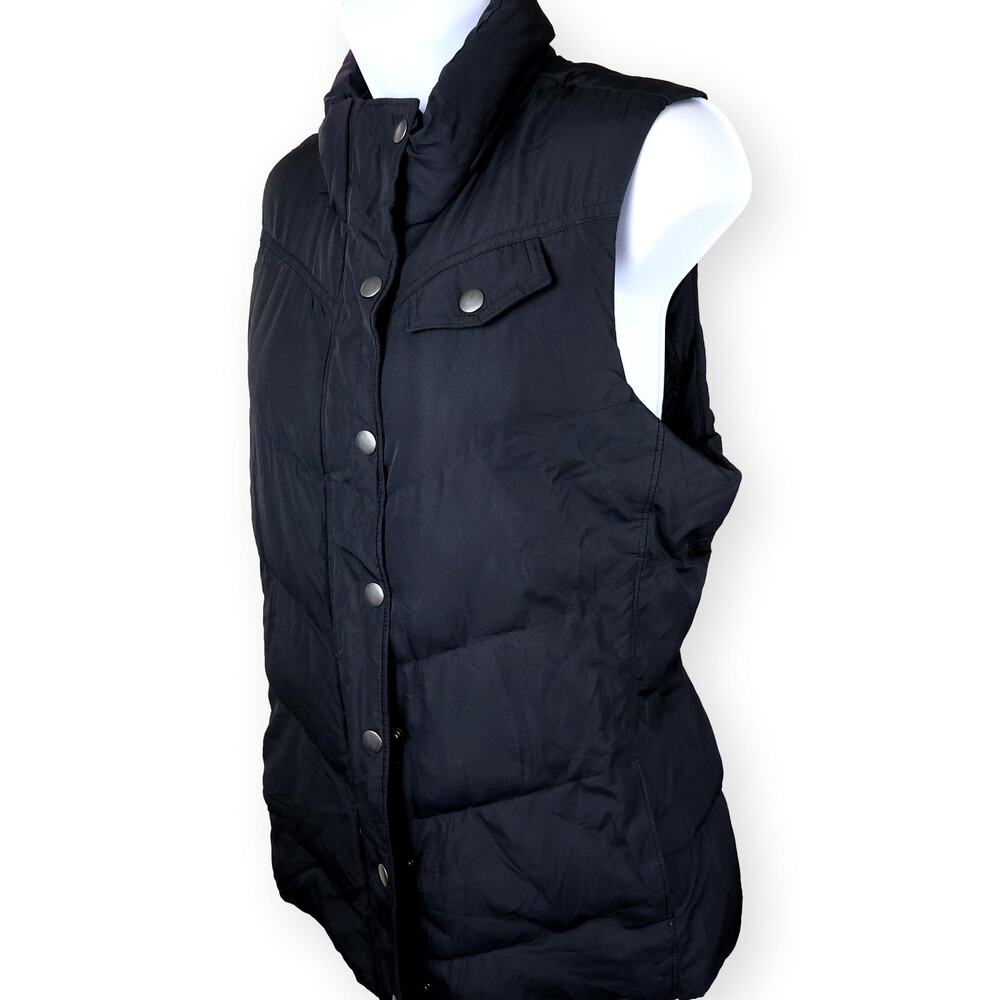 Banana Republic Black Womens Puffer Vest M
